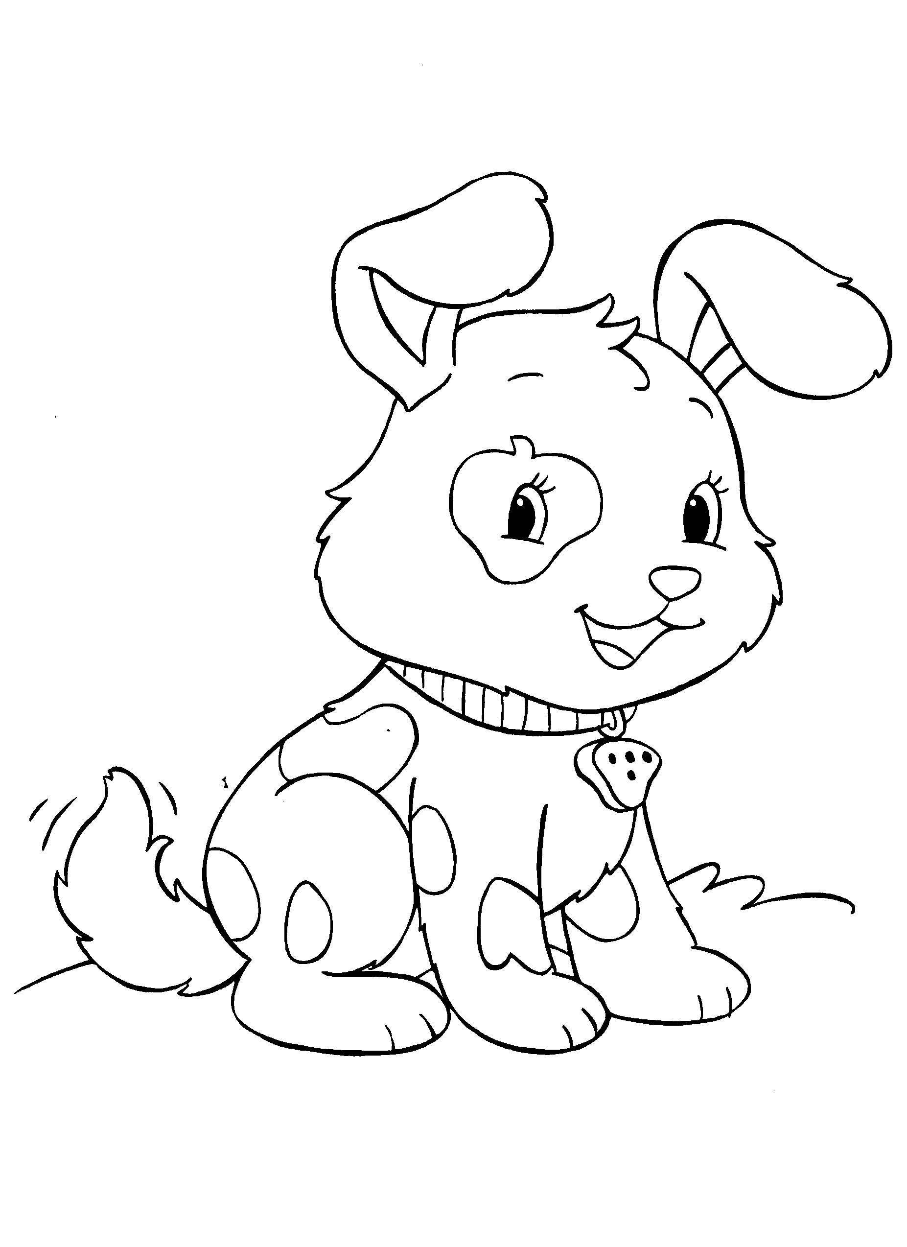 coloriage clafouti le chien de charlotte